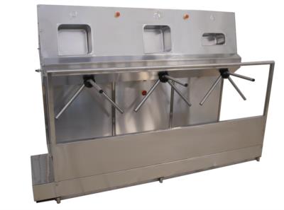 Corridoio igienizzante in acciaio inox disinfezione sanificazione lavasuole 927 Total 02 